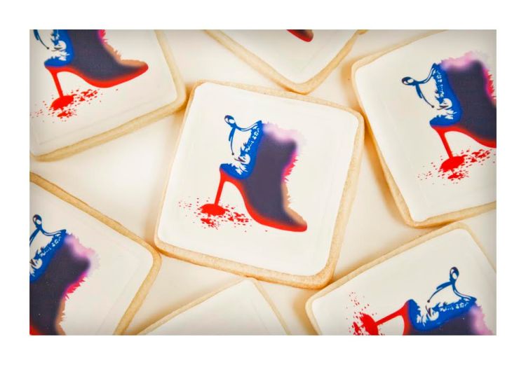 high heel cookies