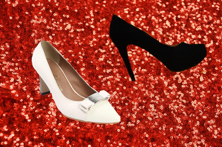 sequins and high heels